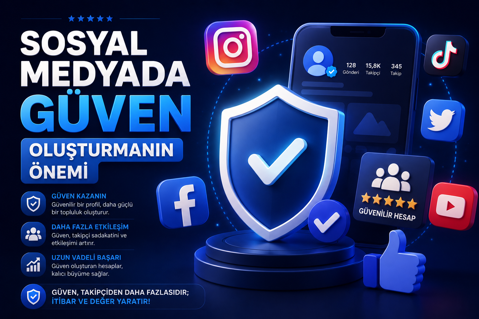 Sosyal Medyada Güven Oluşturmanın Önemi